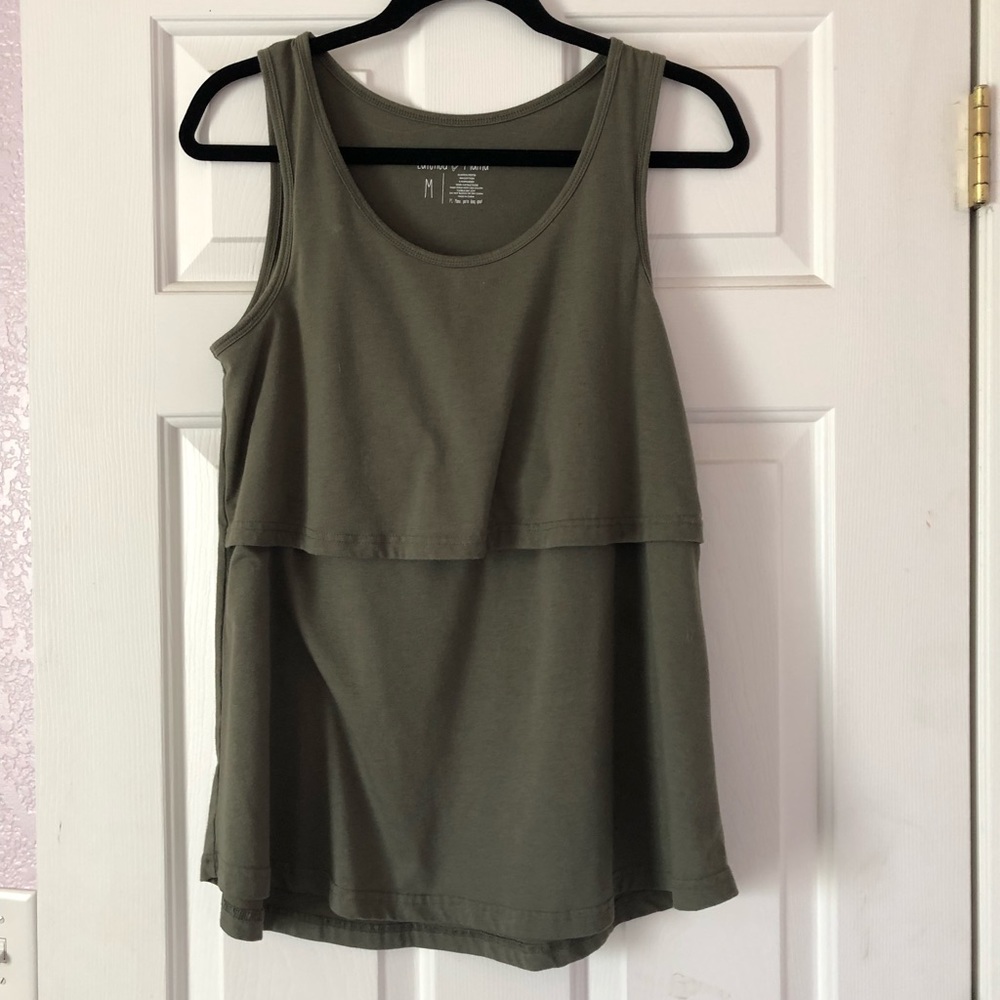 Latched Mama nursing tank